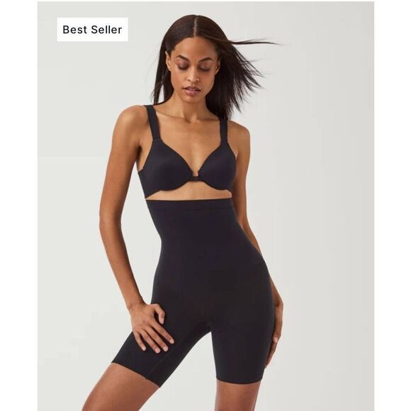 Spanx Lust Have High Waisted Mid Thigh Shaper Size Large NWT - Picture 1 of 5